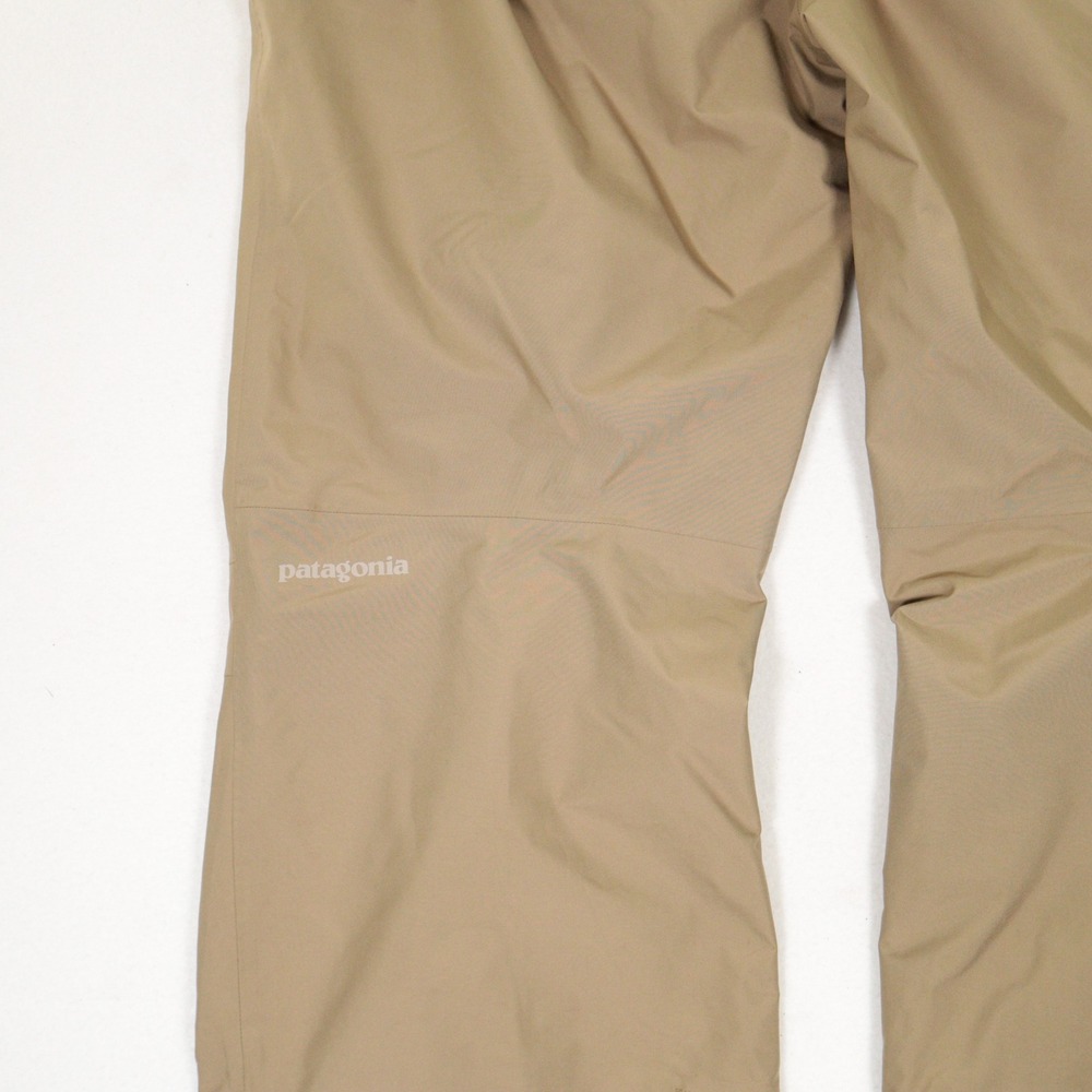 Patagonia Snowshot Ski Pants Waterproof Insulated Snowboarding Tan Men L - Picture 11 of 12
